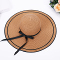 Summer Big Brim  Fashion Sweet Seaside Beach Foldable Sun Protection Straw Hat